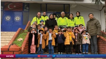 Şanlıurfa'da &ccedil;ocuklara trafik eğitimi verildi