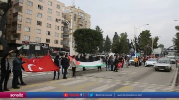 Şanlıurfa'da İsrail'in Gazze saldırıları protesto edildi