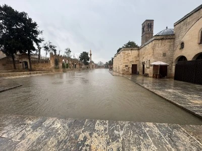 Şanlıurfa'da sağanak etkili oldu