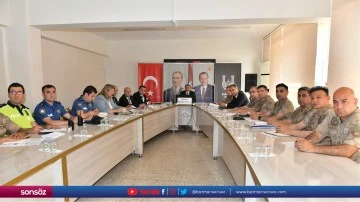 Şanlıurfa'da Se&ccedil;im G&uuml;venliği Toplantısı yapıldı