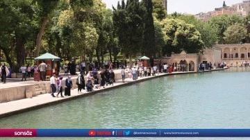 Şanlıurfa'da sıcak hava etkili oluyor