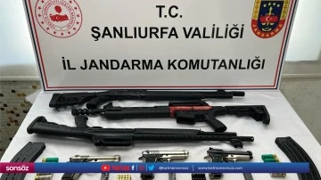 Şanlıurfa'da silah ka&ccedil;ak&ccedil;ılığı operasyonunda 1 ş&uuml;pheli yakalandı