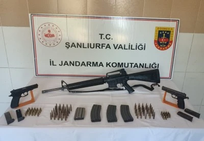 Şanlıurfa'da silah ka&ccedil;ak&ccedil;ılığı operasyonunda 4 ş&uuml;pheli yakalandı
