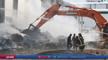 Şanlıurfa'da tekstil fabrikasında yangın &ccedil;ıktı