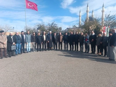 Şanlıurfa'dan Gazze'ye 6 tır insani yardım malzemesi g&ouml;nderildi