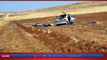 Şarampole devrilen otomobilin s&uuml;r&uuml;c&uuml;s&uuml; yaralandı
