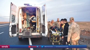Şarampole devrilen vin&ccedil;teki 2 kişi yaralandı