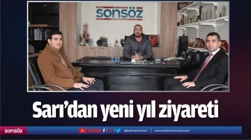 Sarı&rsquo;dan yeni yıl ziyareti