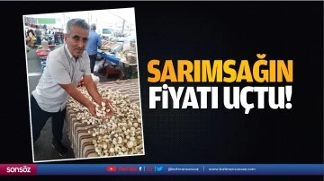 Sarımsağın fiyatı u&ccedil;tu!