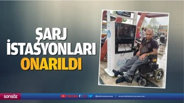 Şarj istasyonları onarıldı