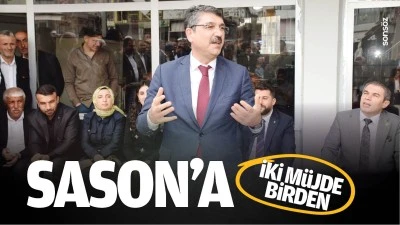 Sason'a iki m&uuml;jde birden&hellip;