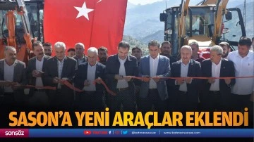 Sason&rsquo;a yeni ara&ccedil;lar eklendi