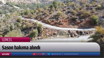 Sason bakıma alındı