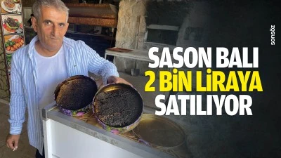 Sason balı 2 bin liraya satılıyor