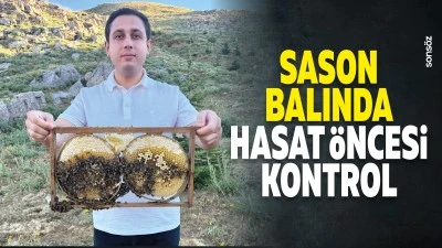 Sason Balında hasat &ouml;ncesi kontrol