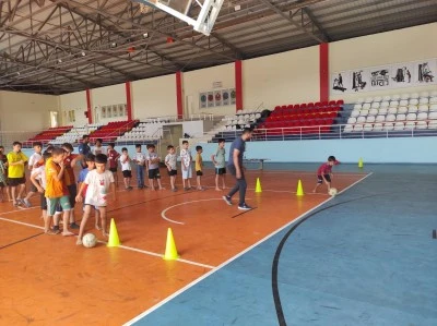 Sason&rsquo;da &ccedil;ocuklar sporla b&uuml;y&uuml;yor