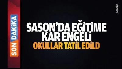 Sason&rsquo;da eğitime kar engeli