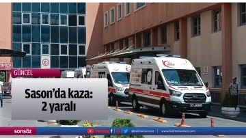 Sason&rsquo;da kaza: 2 yaralı