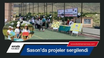 Sason&rsquo;da projeler sergilendi