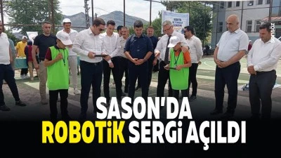 Sason&rsquo;da robotik sergi a&ccedil;ıldı