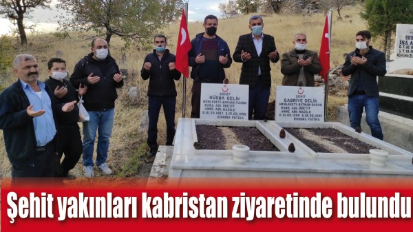 SASON'DA ŞEHİT YAKINLARI KABRİSTAN ZİYARETİNDE BULUNDU