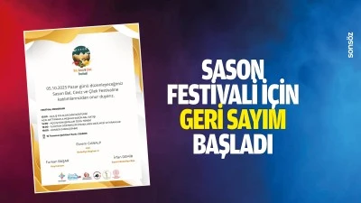 Sason festivali i&ccedil;in geri sayım başladı