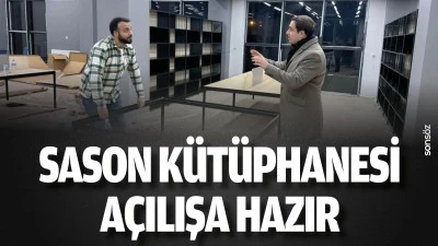 Sason K&uuml;t&uuml;phanesi a&ccedil;ılışa hazır