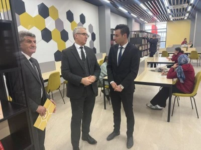 Sason K&uuml;t&uuml;phanesine ziyaret