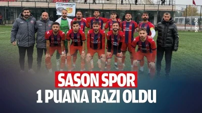 Sason Spor 1 puana razı oldu
