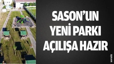 Sason&rsquo;un yeni parkı a&ccedil;ılışa hazır