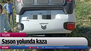 Sason yolunda kaza