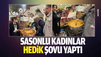 Sasonlu Kadınlar hedik şovu yaptı