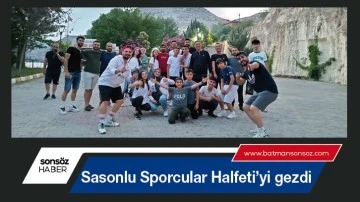Sasonlu Sporcular Halfeti&rsquo;yi gezdi