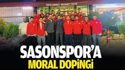 Sasonspor&rsquo;a moral dopingi