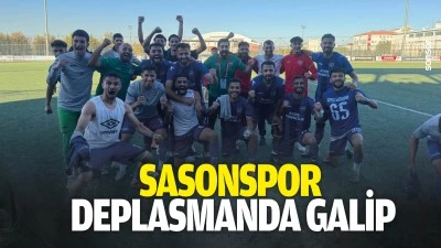 Sasonspor deplasmanda galip