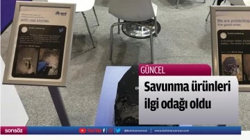 Savunma &uuml;r&uuml;nleri ilgi odağı oldu