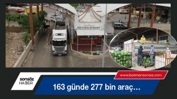 Sebze ve Meyve Hali&rsquo;ne 163 g&uuml;nde 277 bin ara&ccedil;&hellip;