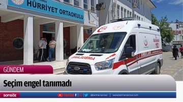 Se&ccedil;im engel tanımadı