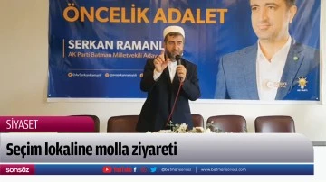 Se&ccedil;im lokaline molla ziyareti