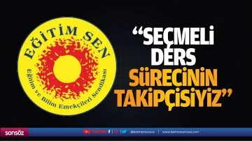 &ldquo;Se&ccedil;meli ders s&uuml;recinin takip&ccedil;isiyiz&rdquo;