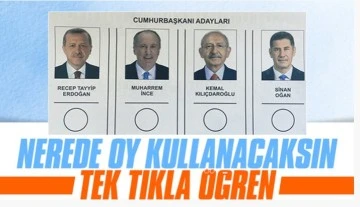 Se&ccedil;men kaydı sorgulama! Nerede oy kullanacaksın