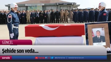 Şehide son veda...