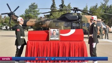 Şehidin naaşı memleketine g&ouml;nderildi