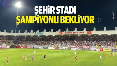Şehir Stadı, şampiyonu bekliyor