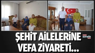 Şehit ailelerine vefa ziyareti&hellip;