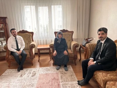 Şehit ailelerine ziyaret