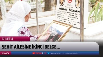 Şehit ailesine ikinci belge&hellip;