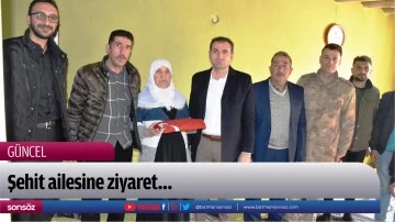 Şehit ailesine ziyaret&hellip;