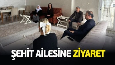 Şehit ailesine ziyaret