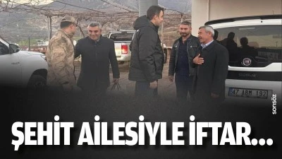 Şehit ailesiyle iftar&hellip;